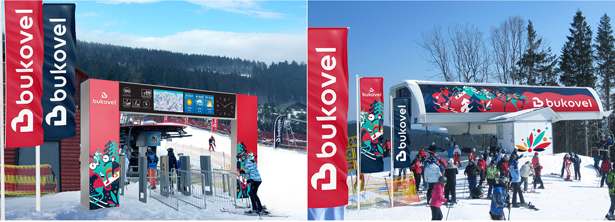 Ski Resort resort Ski sport winter Territorial branding ukraine bukovel
