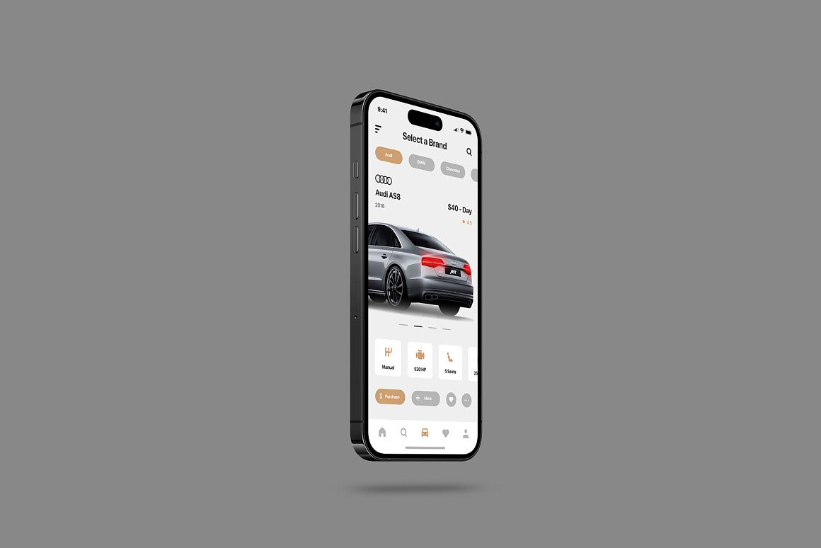 app free mockup  iphone mobile Mockup mockups phone UI ui design UI/UX