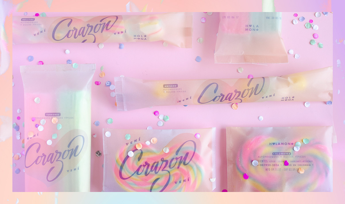Packaging marcas brnading miscelanea miscellany musica colombia pastel lettering Calligraphy  