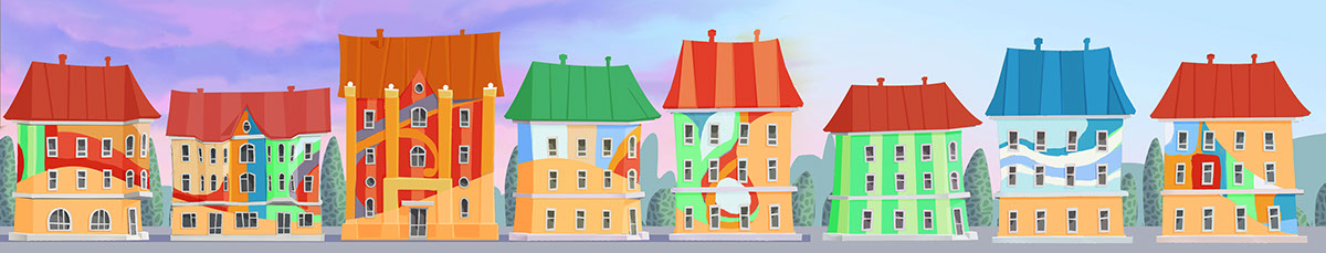 Studio "Elf" illustrations art Character color digital photoshop short short movie animation 