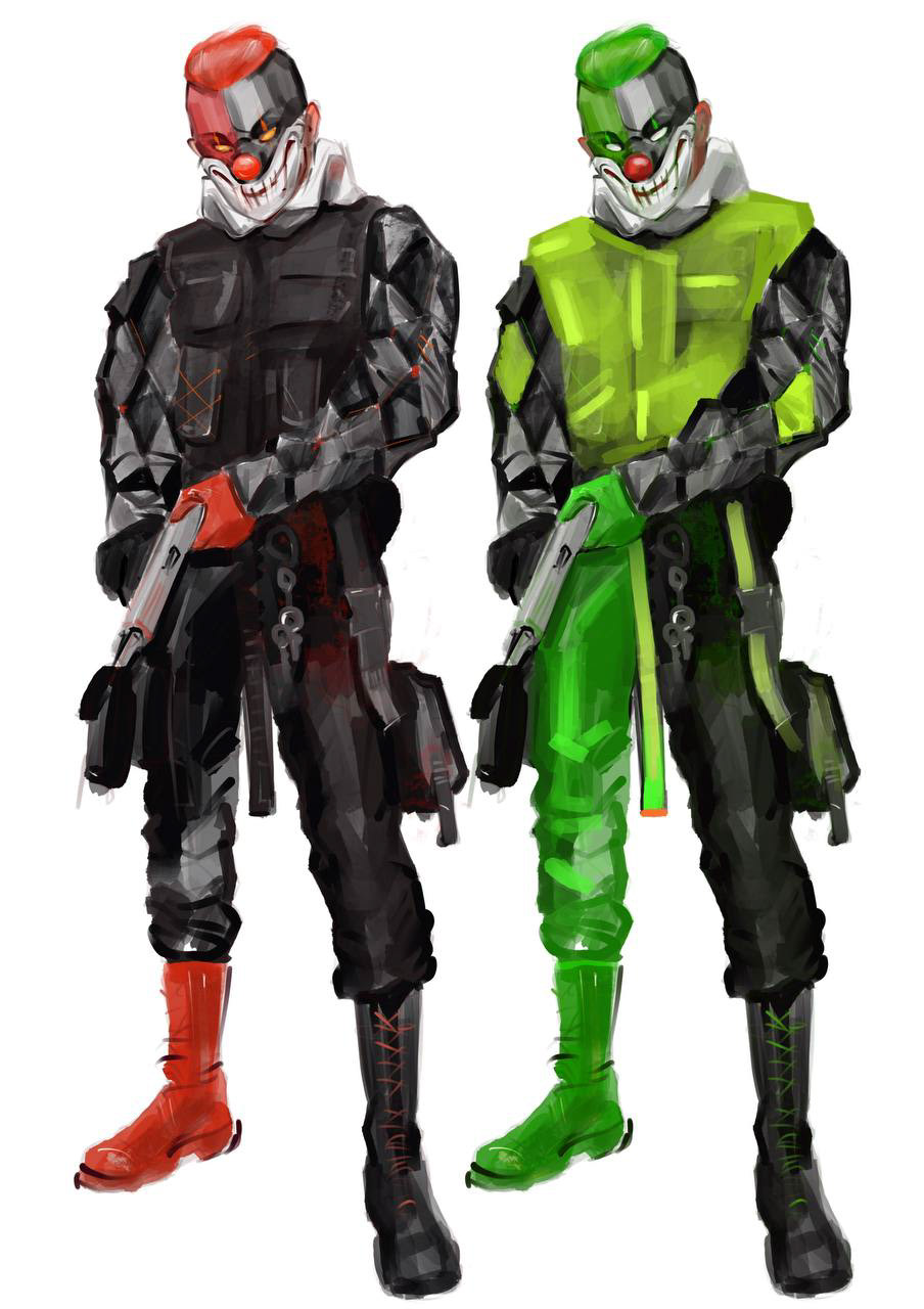 арт gamedev sketches Shooter concept conceptart characters