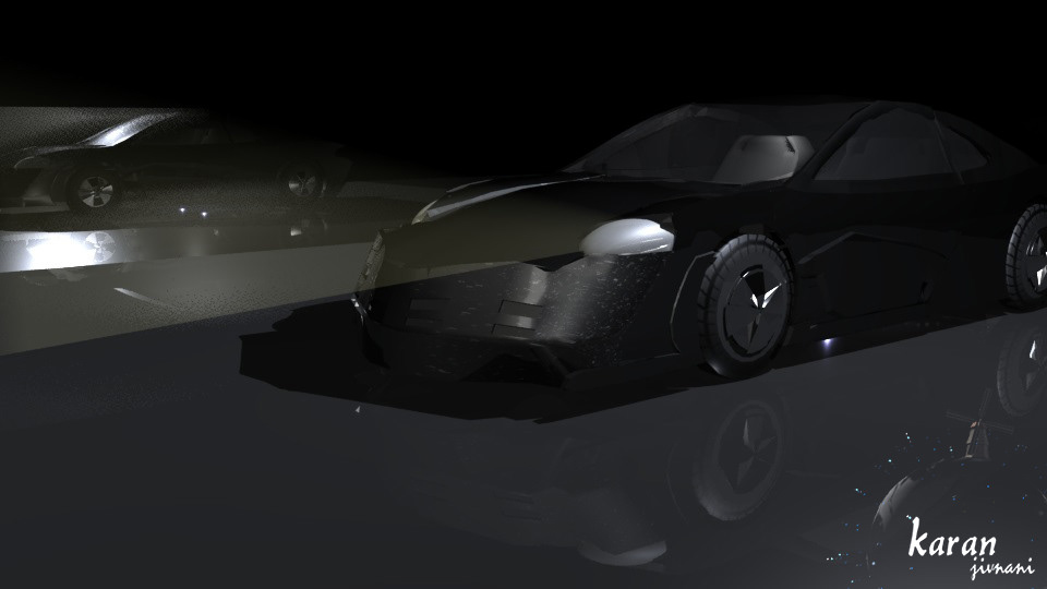 3d modeling car luxury sedan sports product design  3D showroom