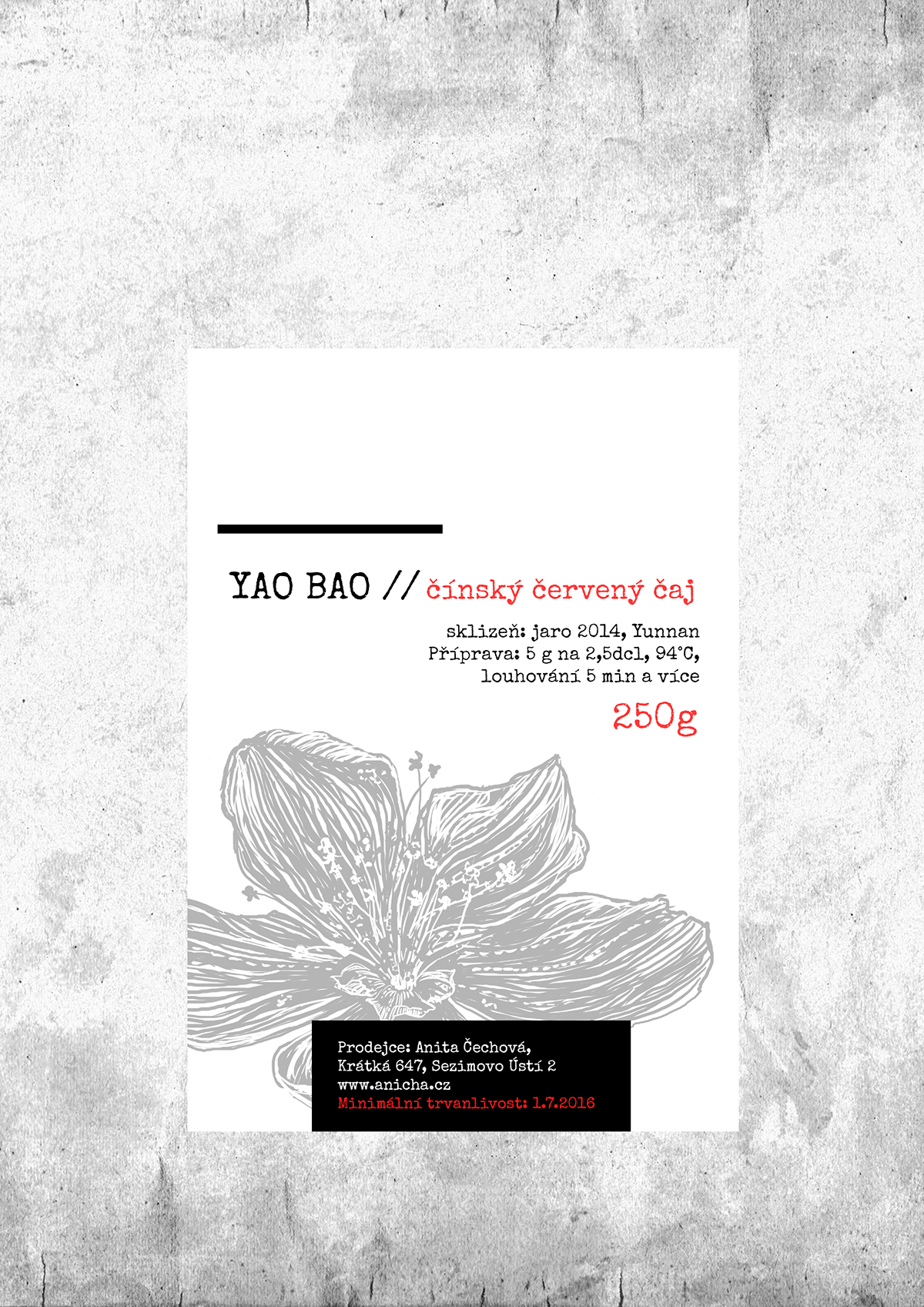 tea cover flower tea cover flower floral structure linework graphic red tea