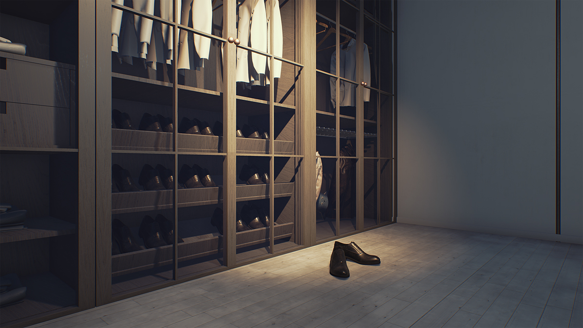 Unreal Engine 4 UE4 archviz Interior winter design visualization epic Epic Games Unreal engine bedroom