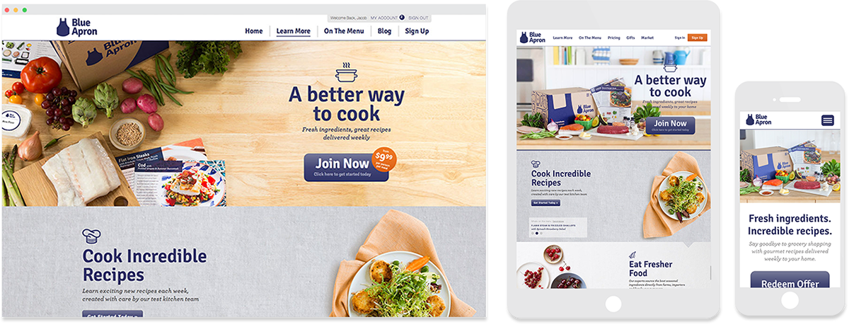 branding  food branding blue apron Photography  food photography Web Design  icon design  ILLUSTRATION  collateral design Packaging
