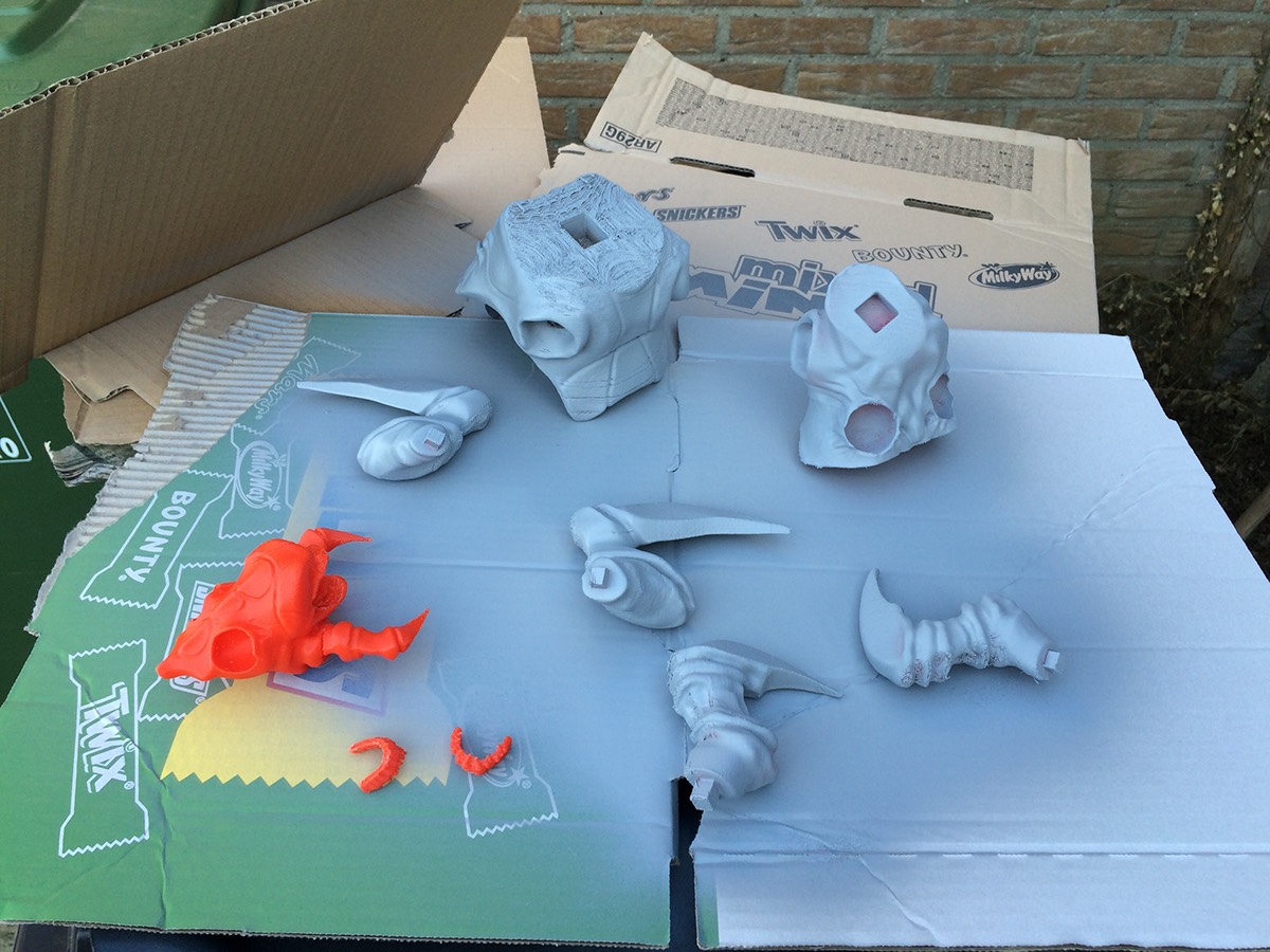 Zbrush Baneling starcraft Starcraft 2 zerg 3d print sculpture printed