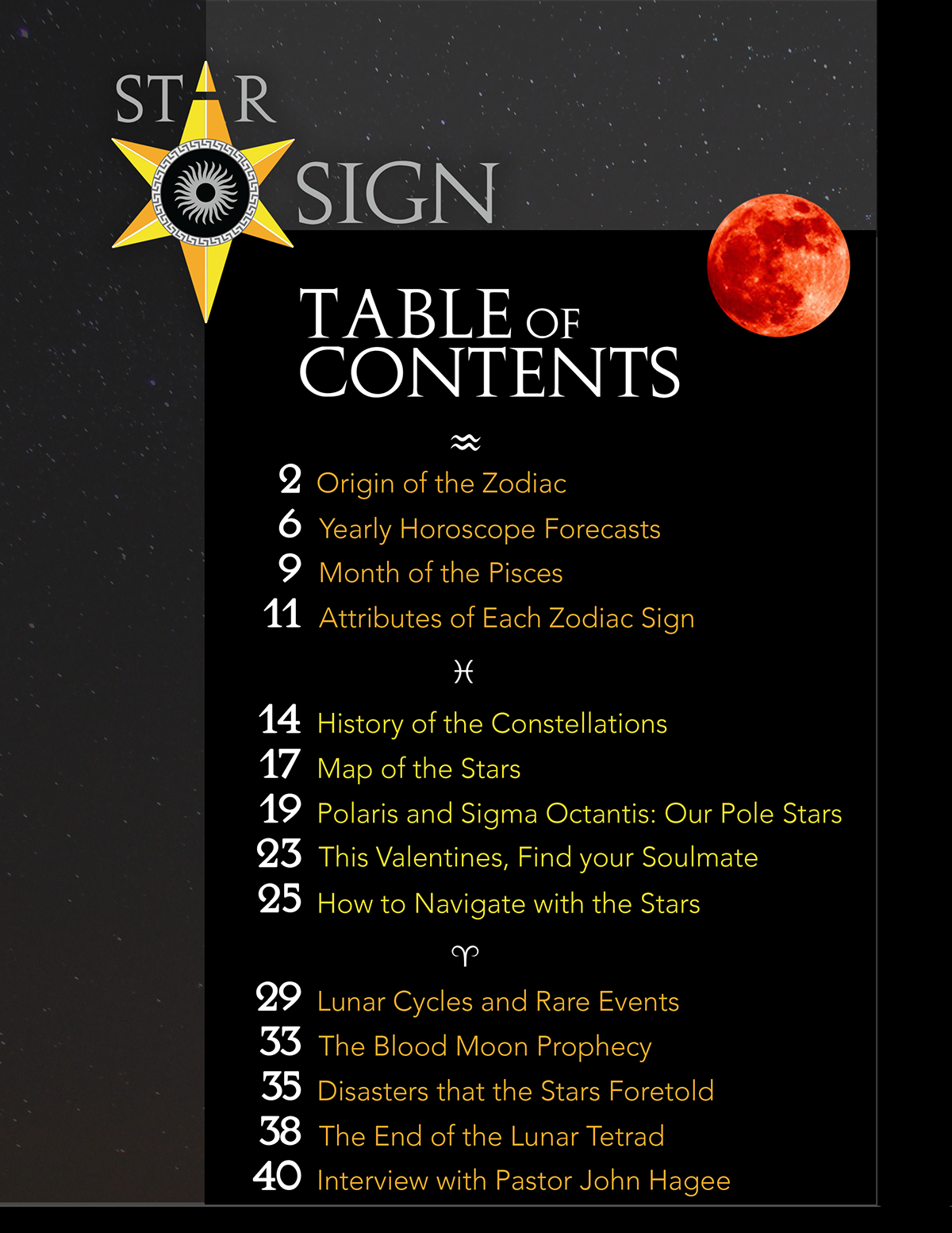 publication Logo Design logo Astrology astronomy star sign