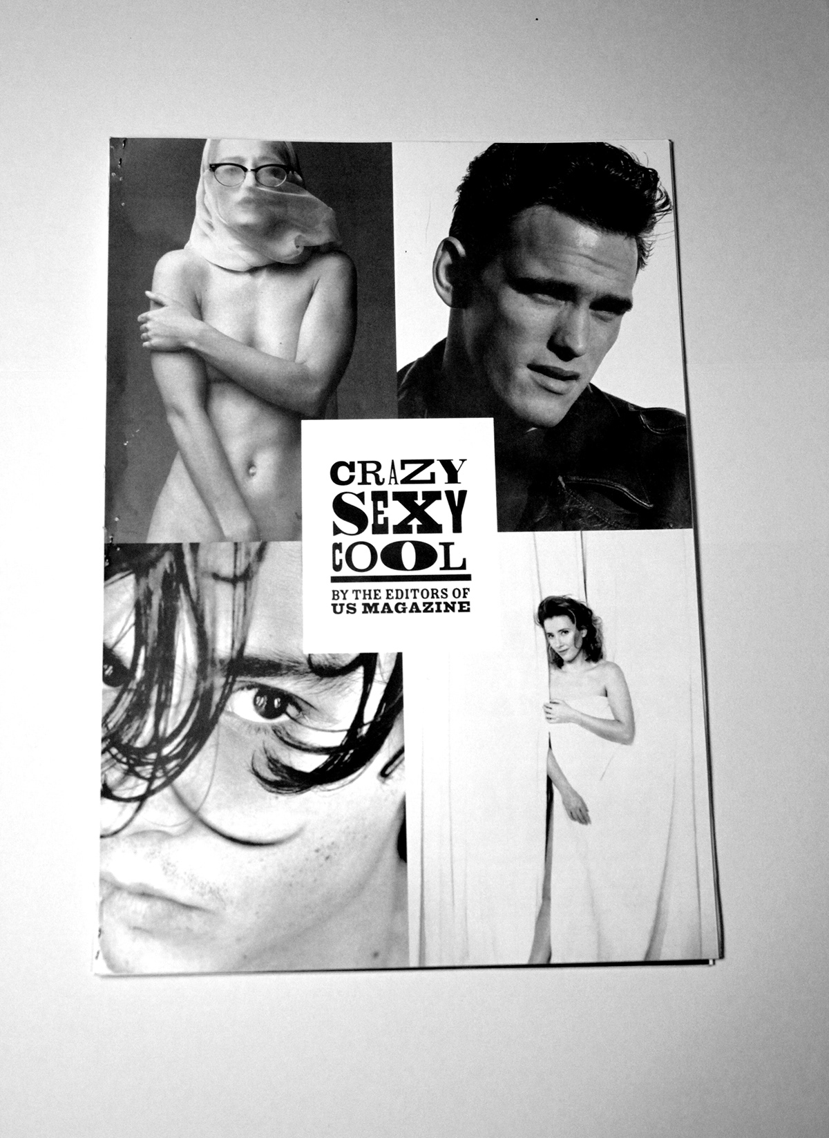woodtype Crazy Sexy Cool photo Celebs 90s Celebrities wood typography type magazine
