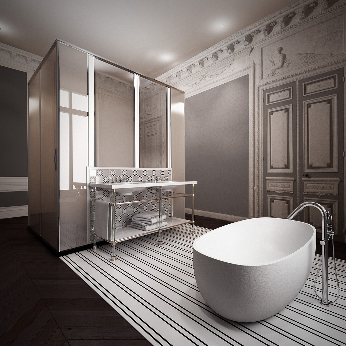 3D Renders luxe hotel Paris