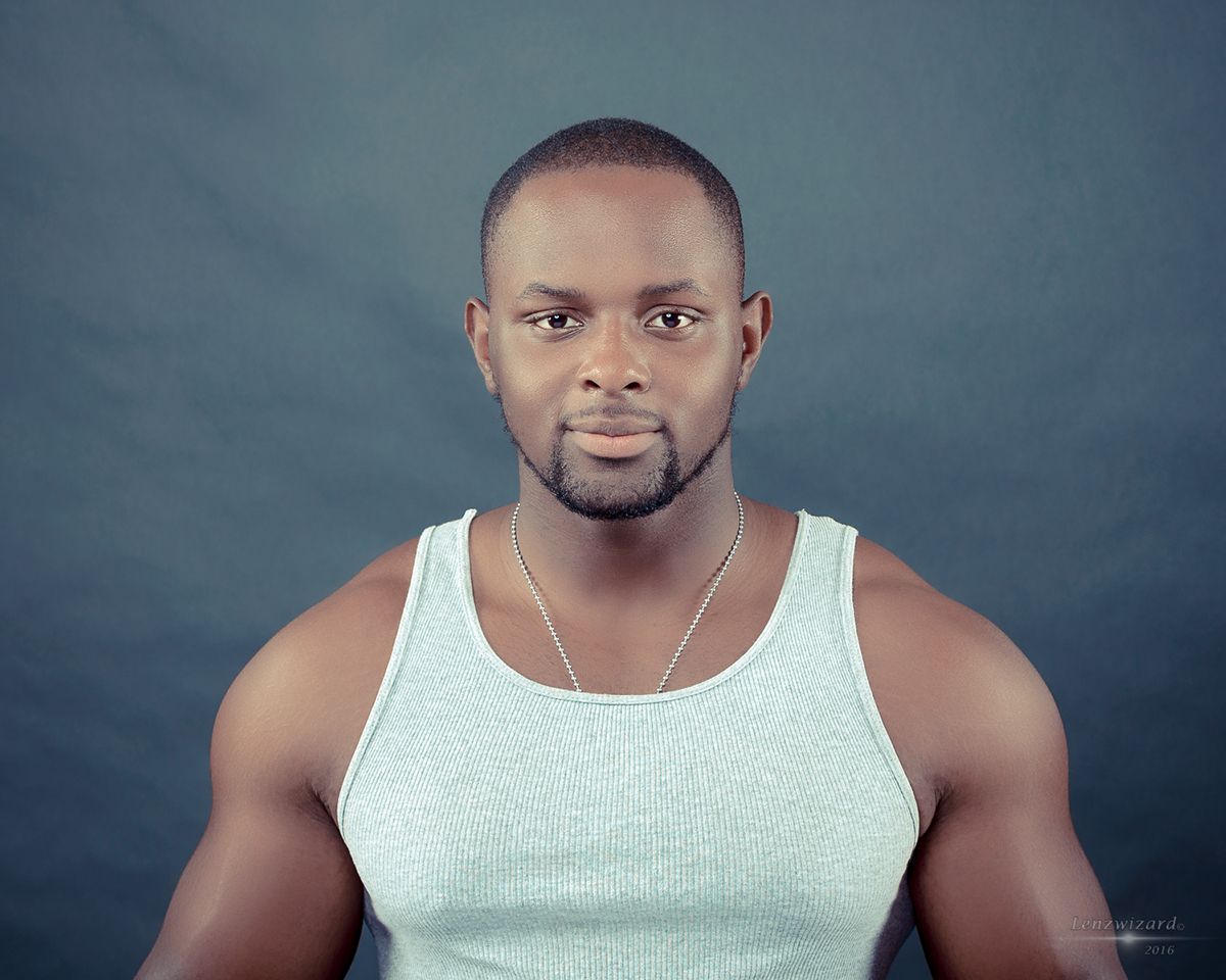 Nixlot Dameus weightlifter bodybuilder fitness model male black dark skin