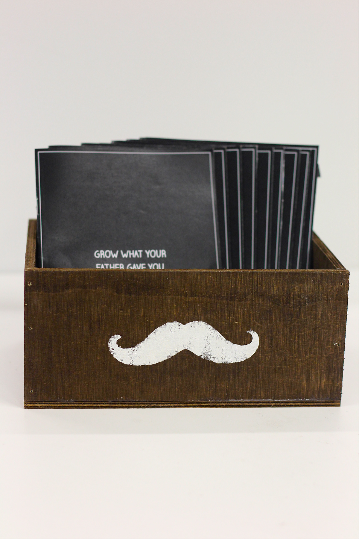 moustache graphics box Zine 