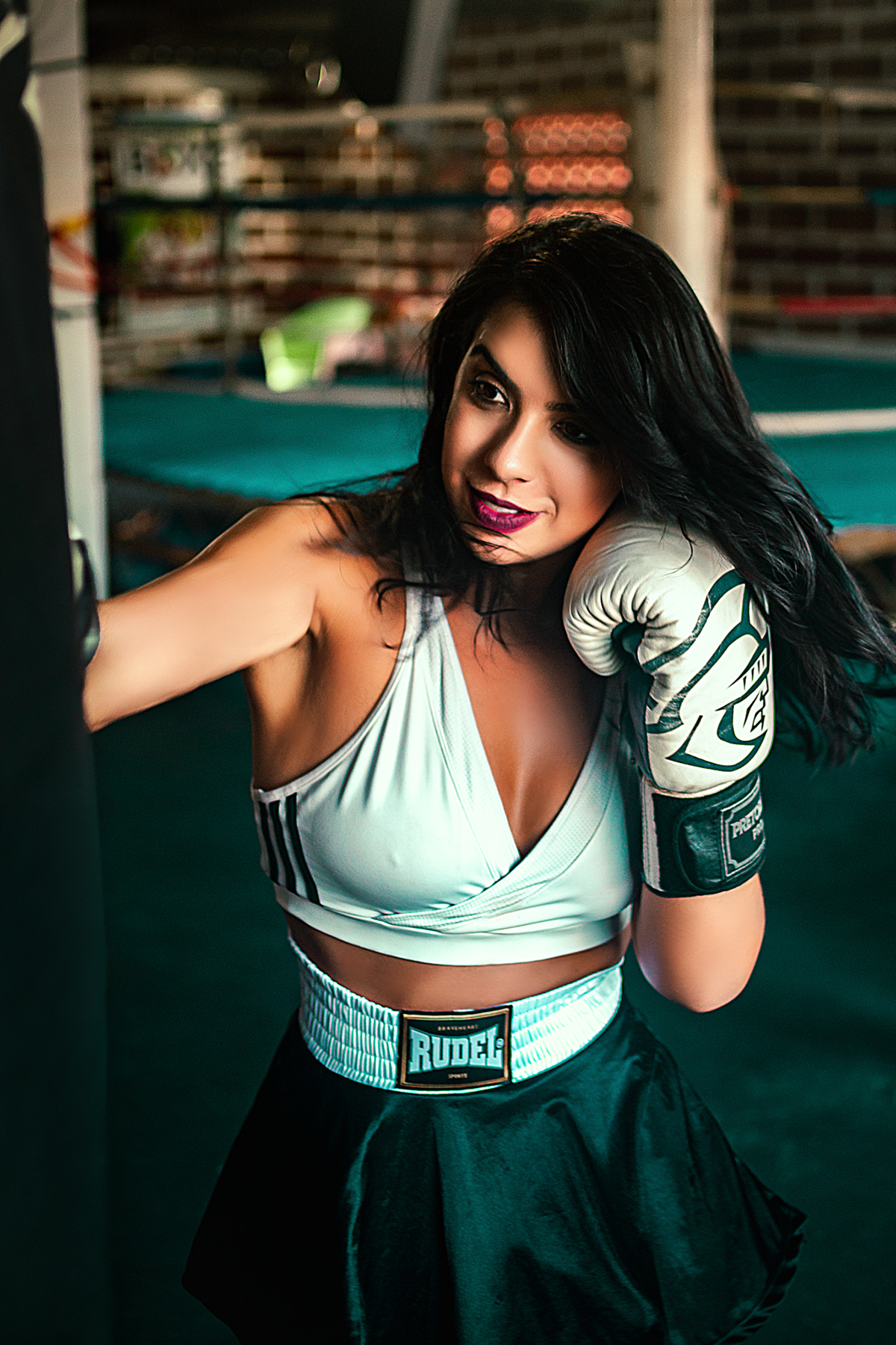 Boxing Girl Photoshoot