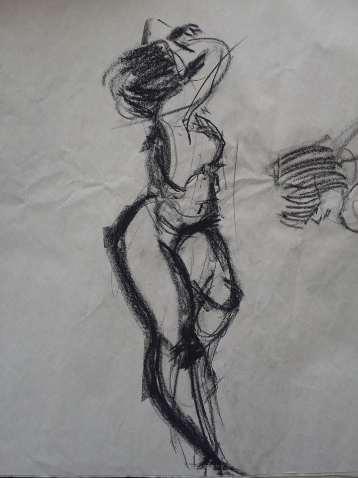 lifedrawing college Pen&Ink pencil