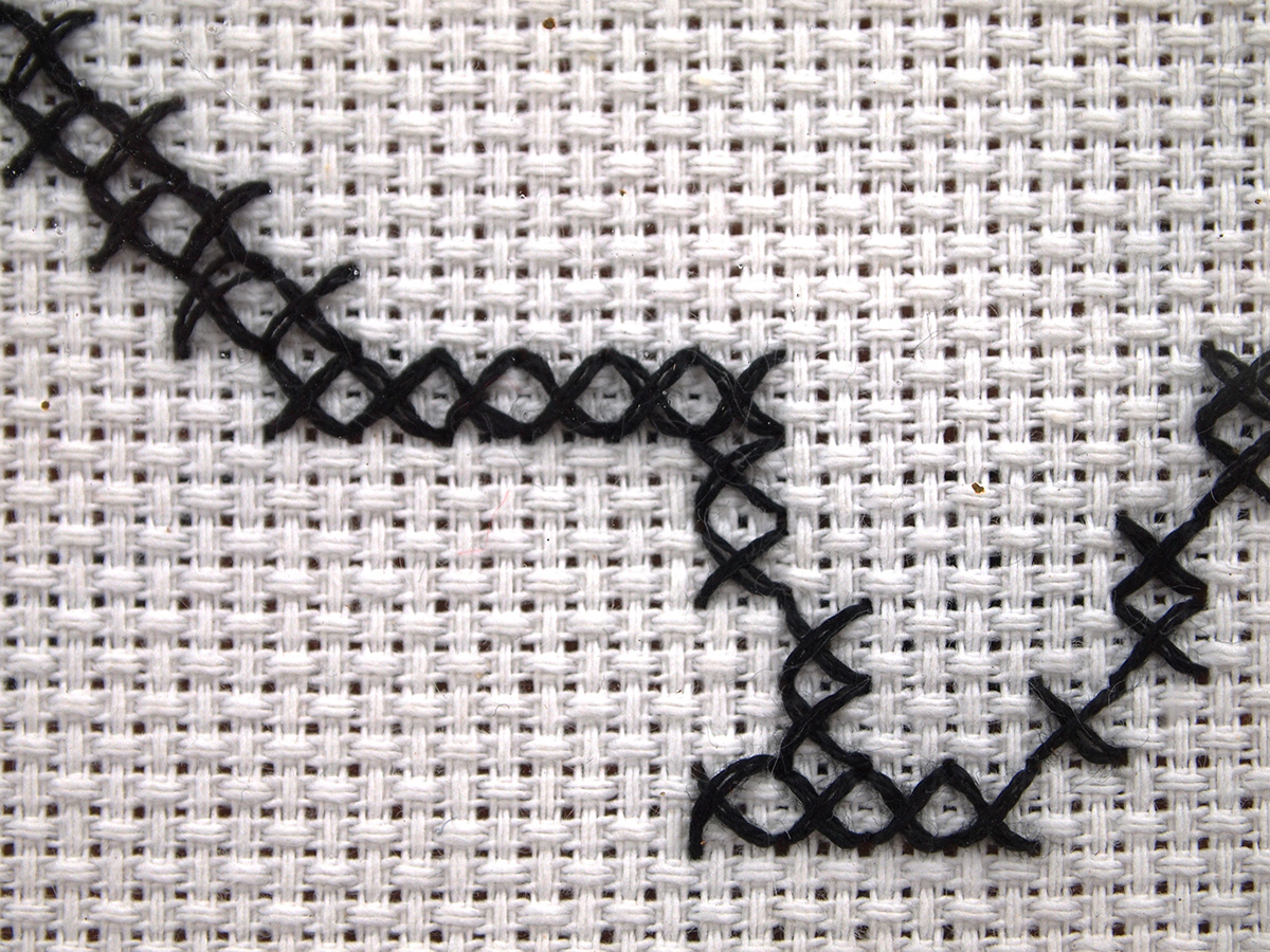cross stitching neo rauch Louise Bourgeois