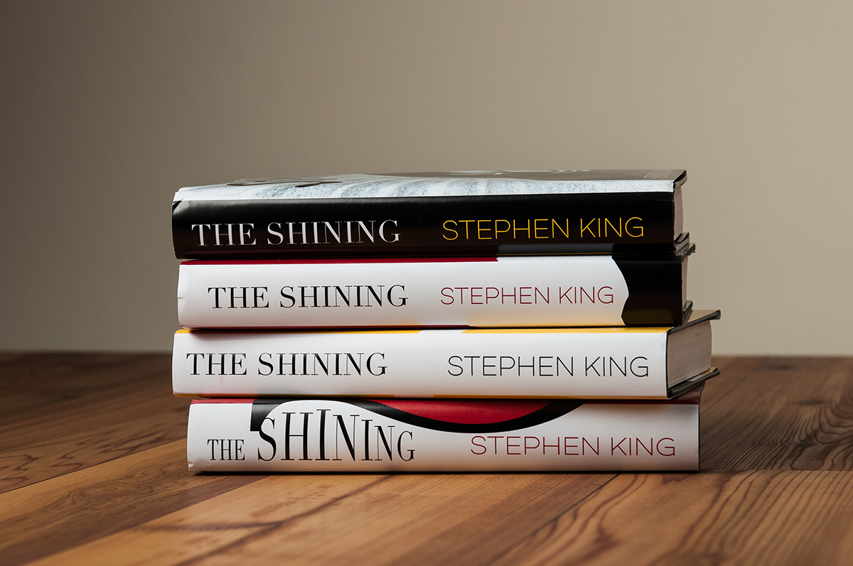 Adobe Portfolio book covers book cover illustration the shining Stephen King Book Series