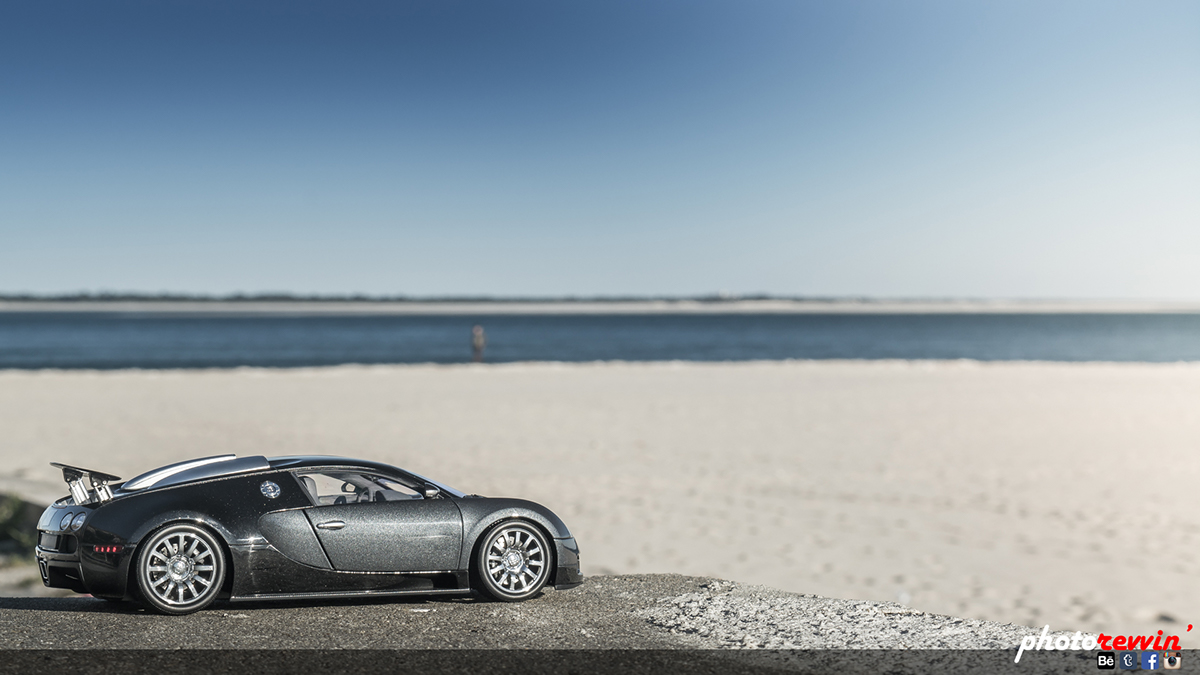bugatti veyron 16.4 diecast minichamps toys for boys photorevvin' supercar grey