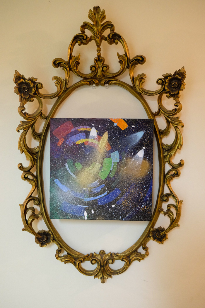 abstract paint acrylic frame