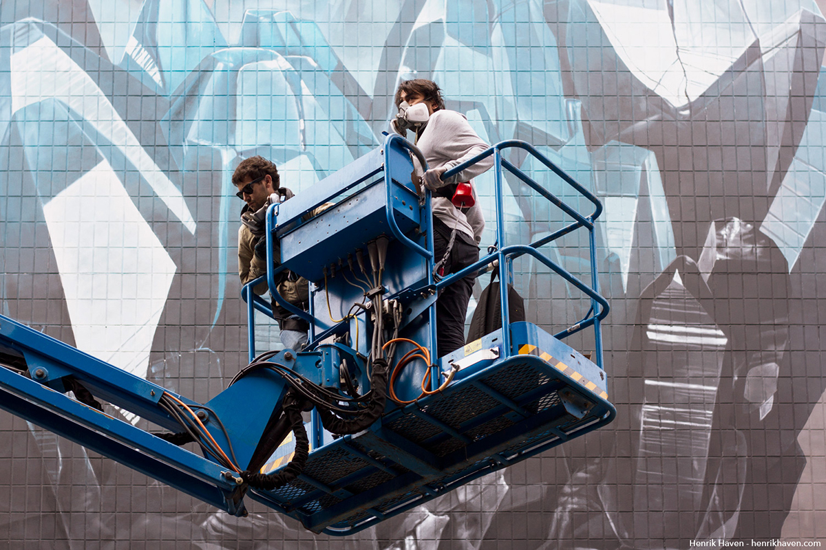 Adobe Portfolio barriers Immigration quartz streetart Cities of hope nevercrew mechanism iceberg manchester