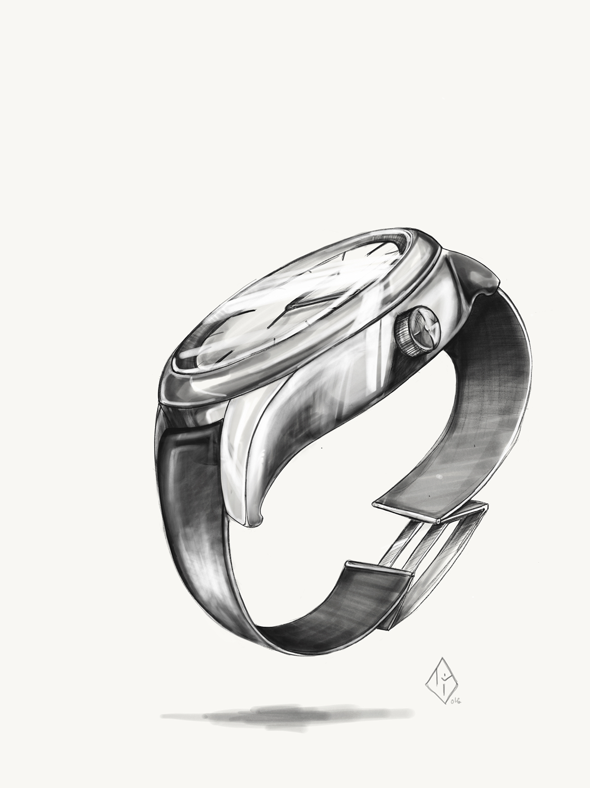 Drawing  AdobeSketch watchmaking