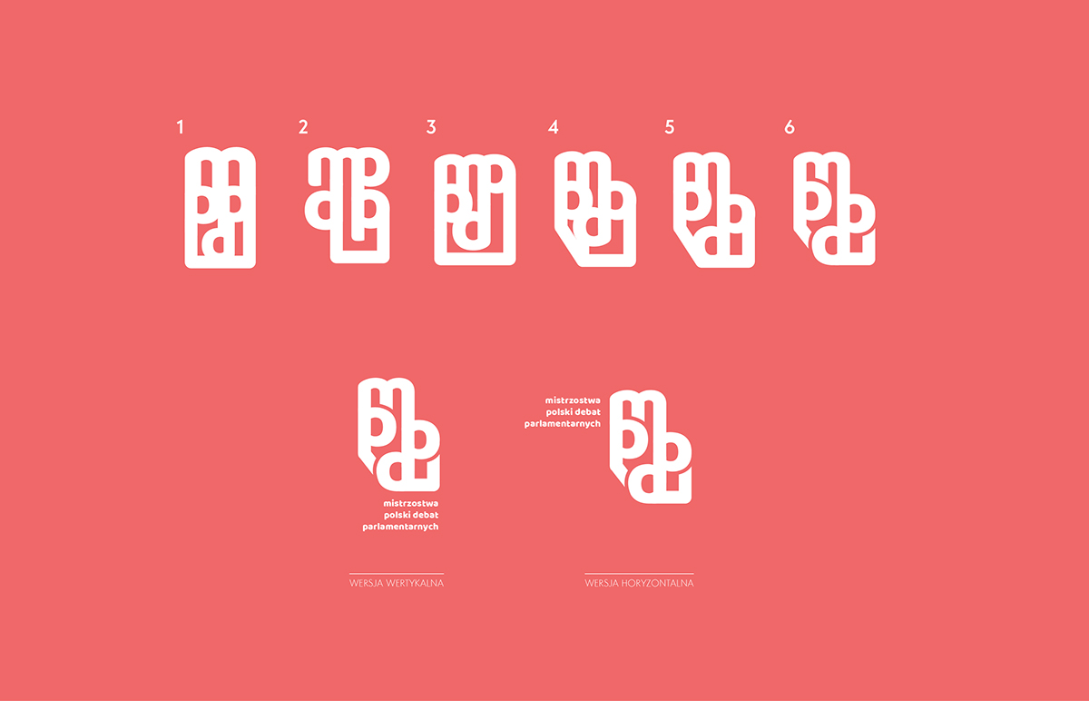 logo brand visual identity identification vector typography   Logotype Debates poland krakow