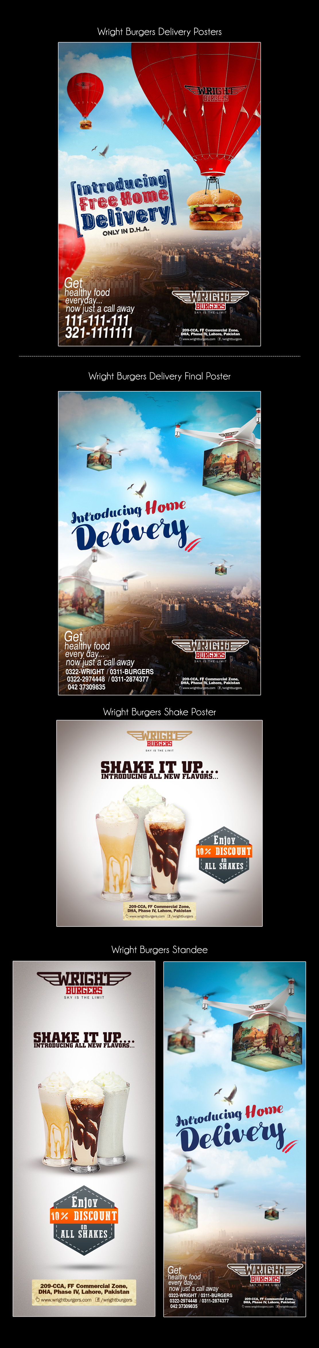 delivery posters Air baloon