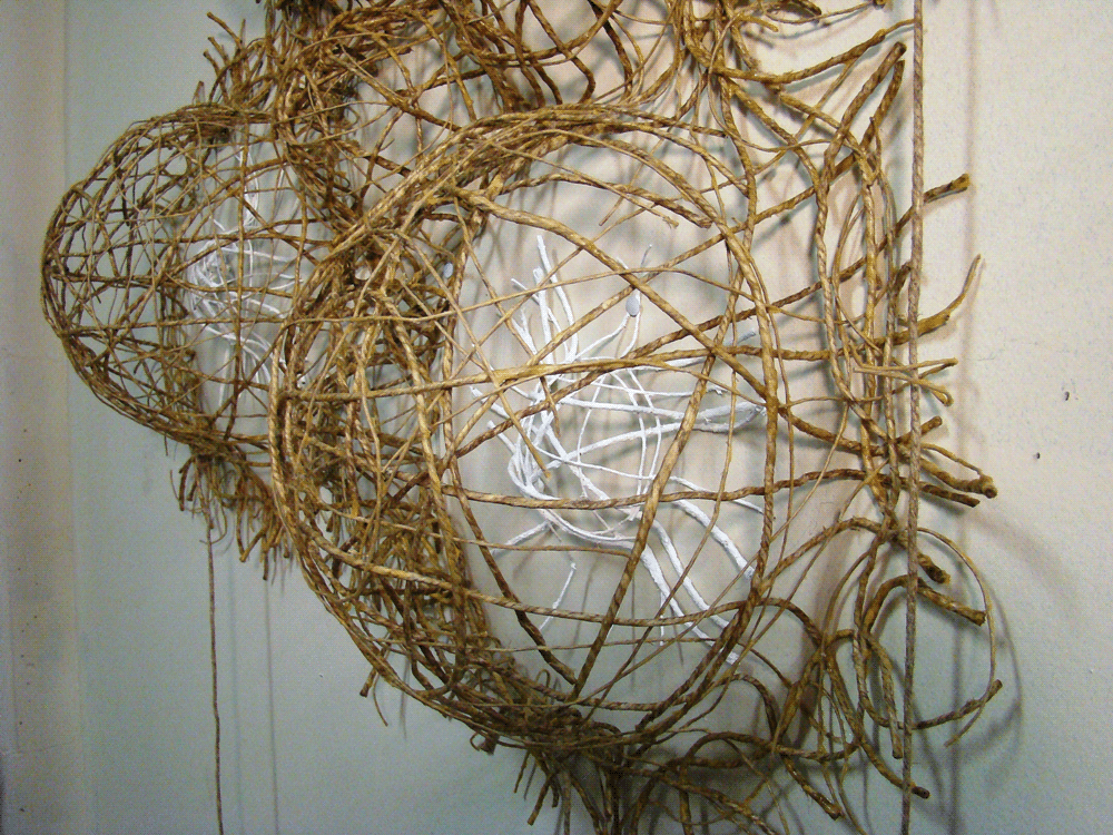 weaving basketry TWINE string fibers fiber fiber art thoughts tangled