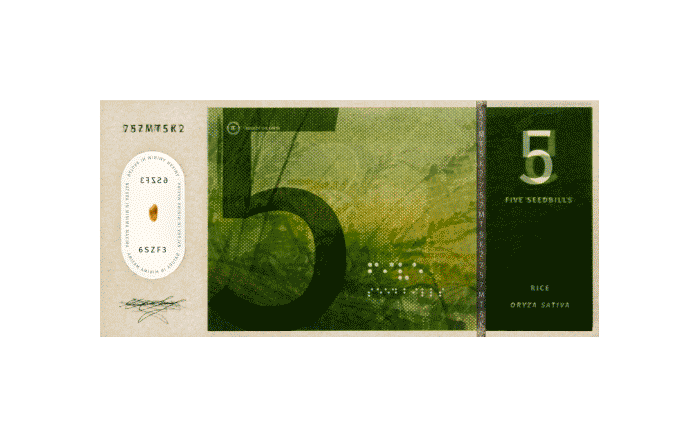 Bill design bill graphic design currency currency design money money design seed currency seeds speculative design world money