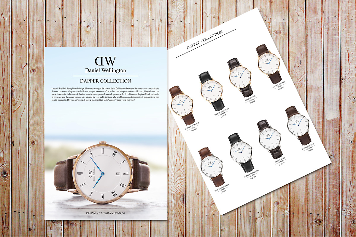graphic Watches danielwellington new products design