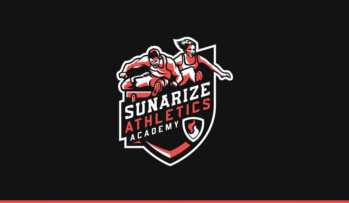 Sunarize sport logo designs soccer academy