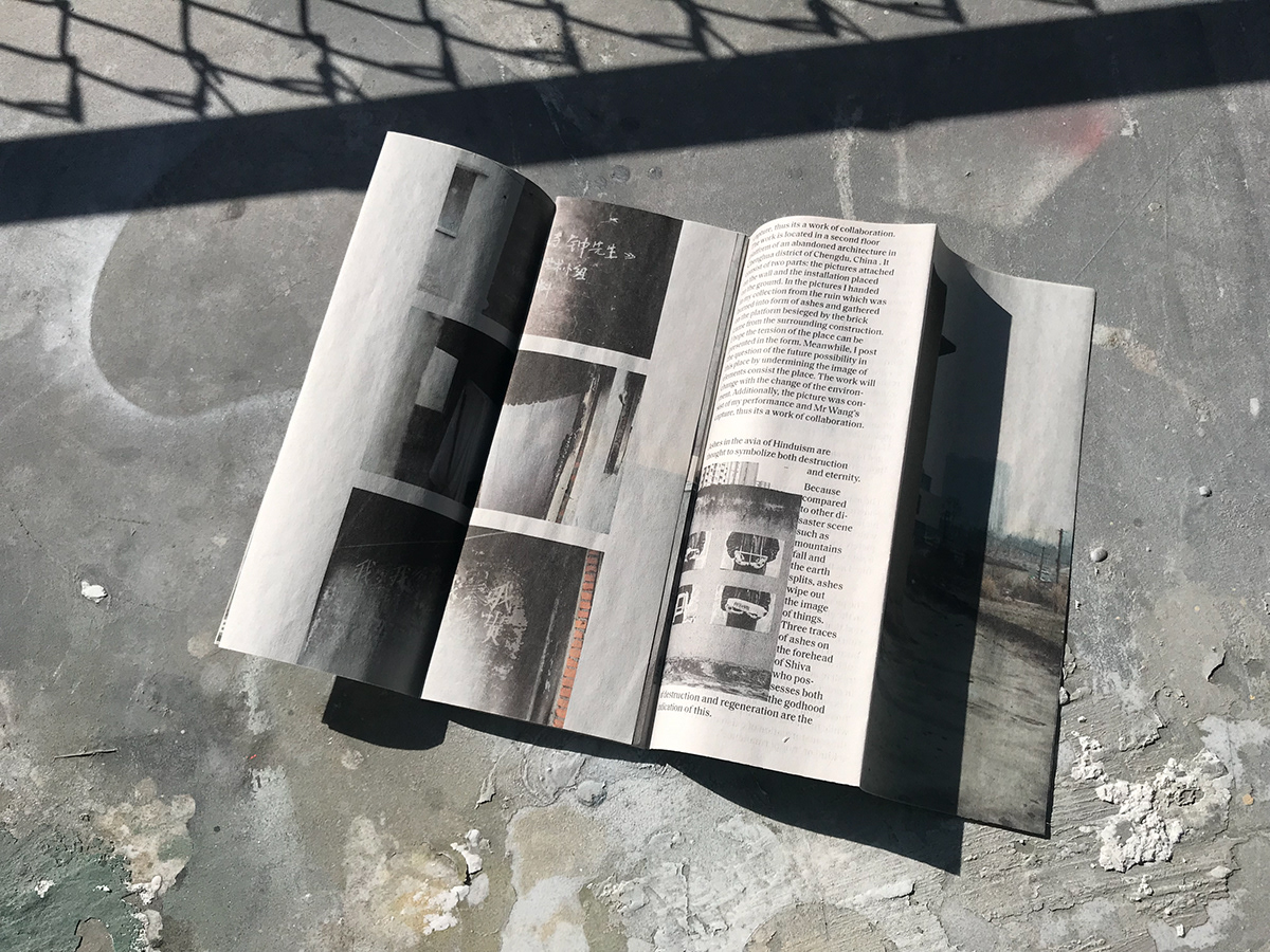 Exhibition  goverment gentrification local Residence violence book discarded ruins catalog