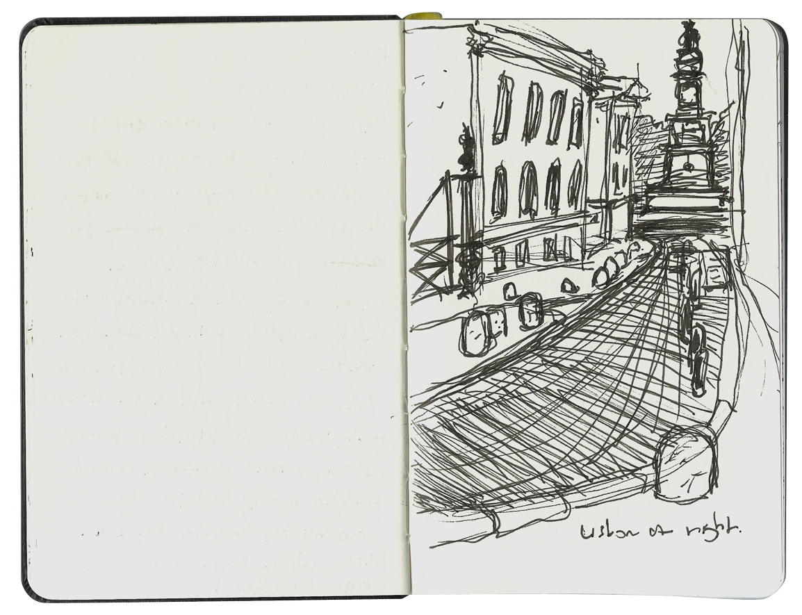 sketchbook Portugal moleskine Lisbon ink ILLUSTRATION  Travel