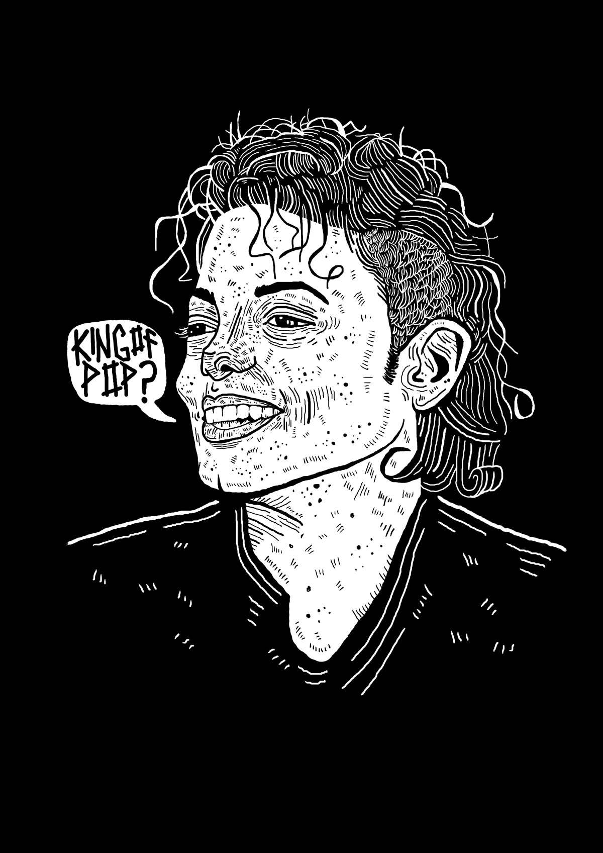 portrait art zombie Celebrity justin bieber travis barker Blink 182 tattoo Michael Jackson King of pop u2 bono the beatles John Lennon