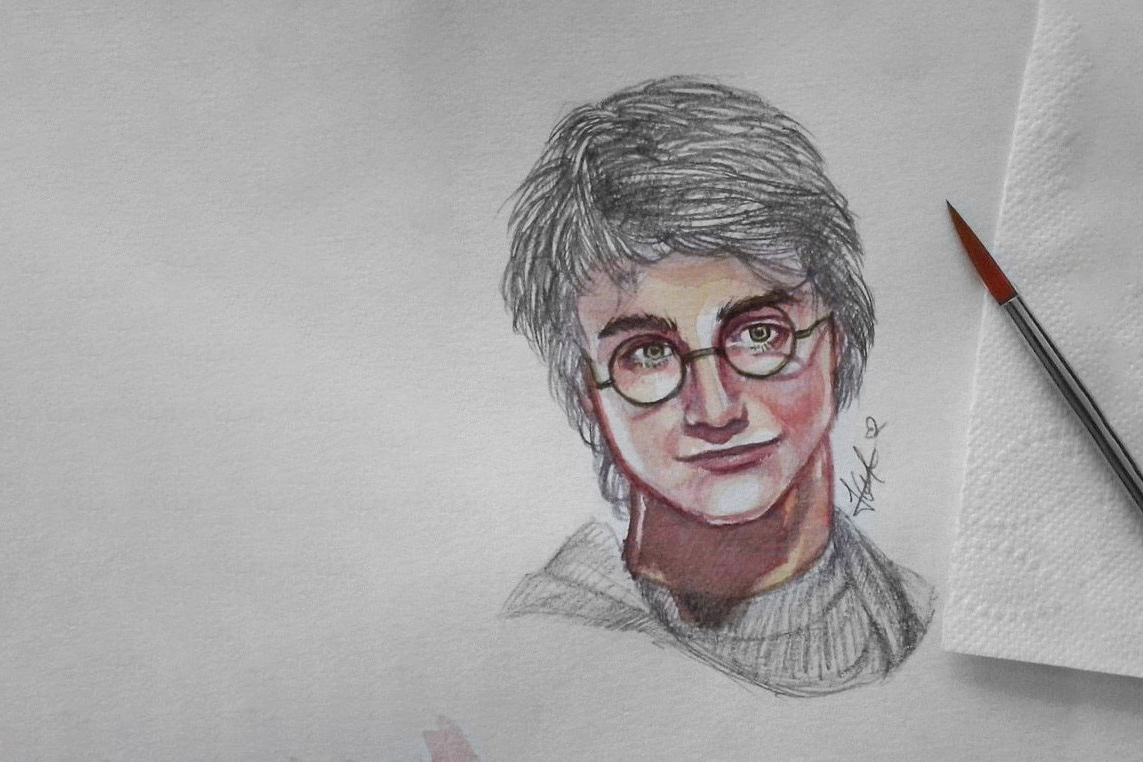 harry potter Harry Potter characters Harry Potter illustration Harry Potter drawing watercolor gif Hermione Granger Ron Weasley Severus Snape voldemort