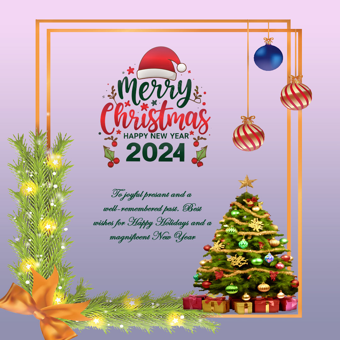 Christmas Holiday celebration poster