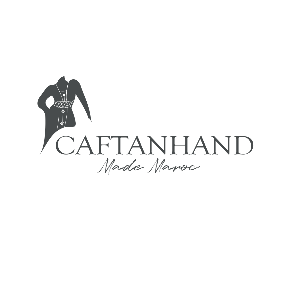 logo brand Caftan Clothe store Logo Caftan Morocco graphic design  Web Logo logo graphic