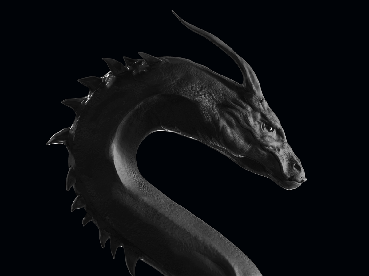 Dragon 3D model :: Behance