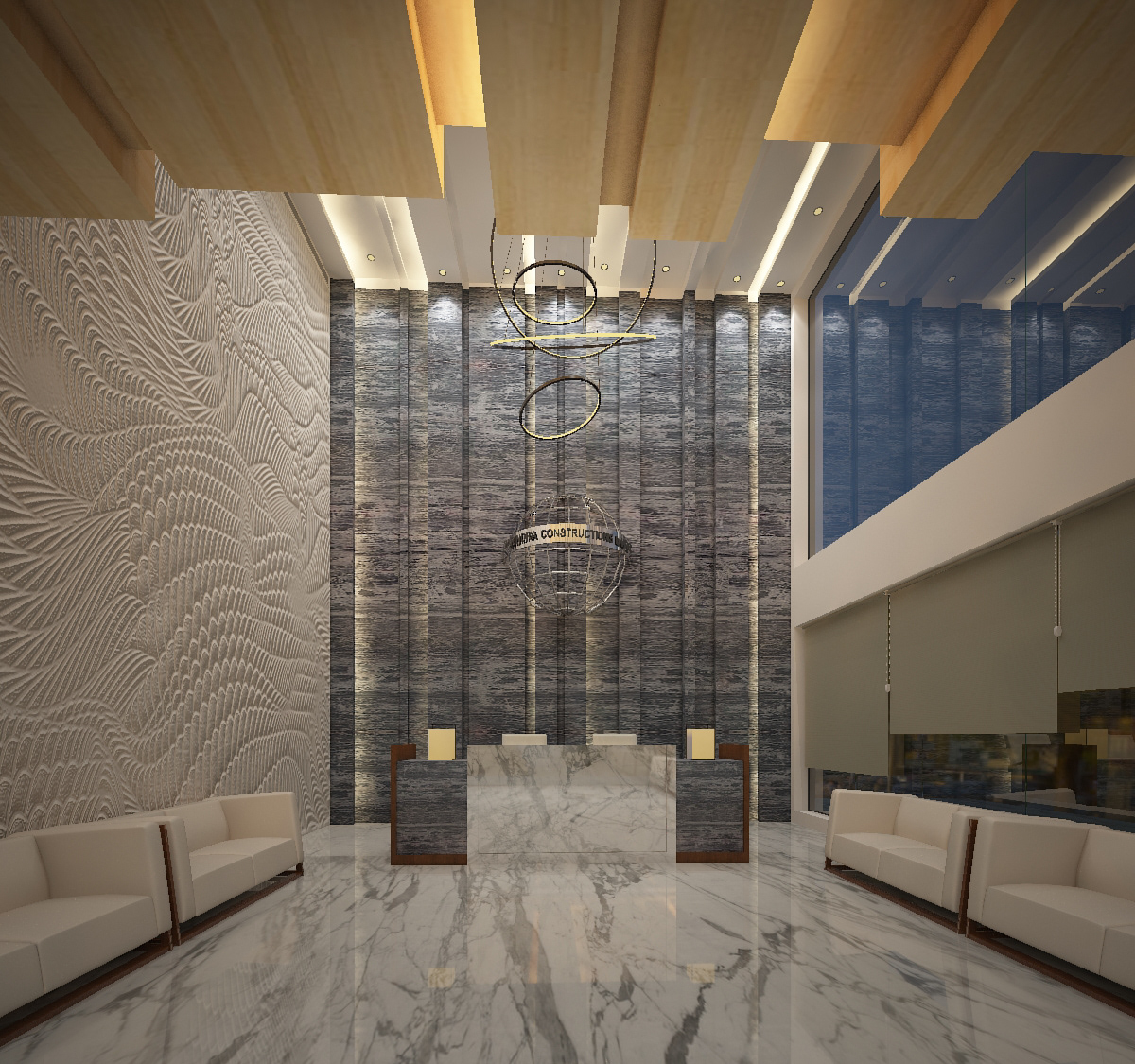 3D architecture commercial Interior interiordesign modern Office