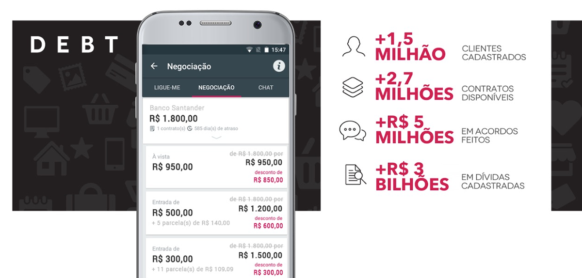 app launch Startup disruptive tasken Debt Fintech financial branding  UX design