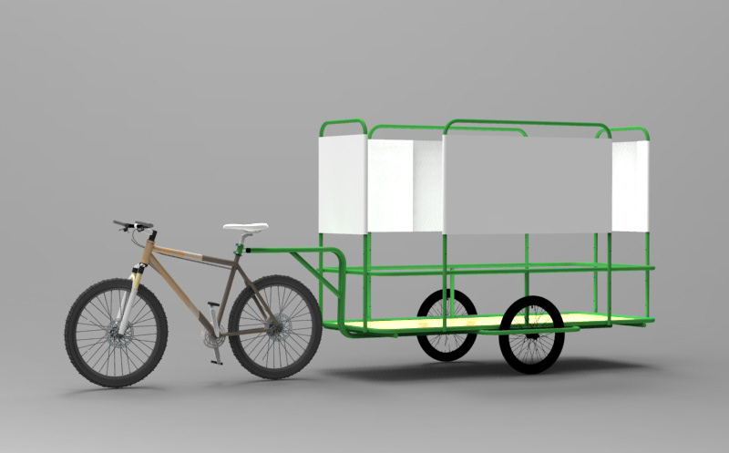 Bike Cargo design structur trailer