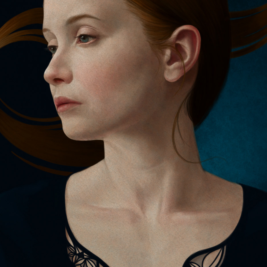 classicpainting dark fantasy figurative ILLUSTRATION  painting   portrait woman