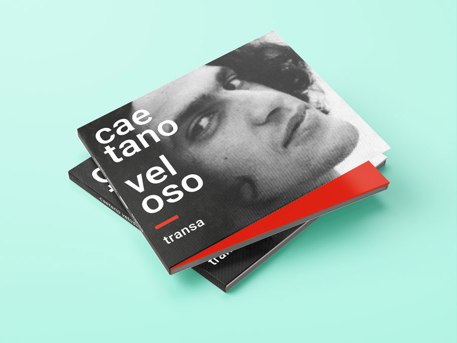 Caetano Veloso CD Transa Projeto Gráfico CD