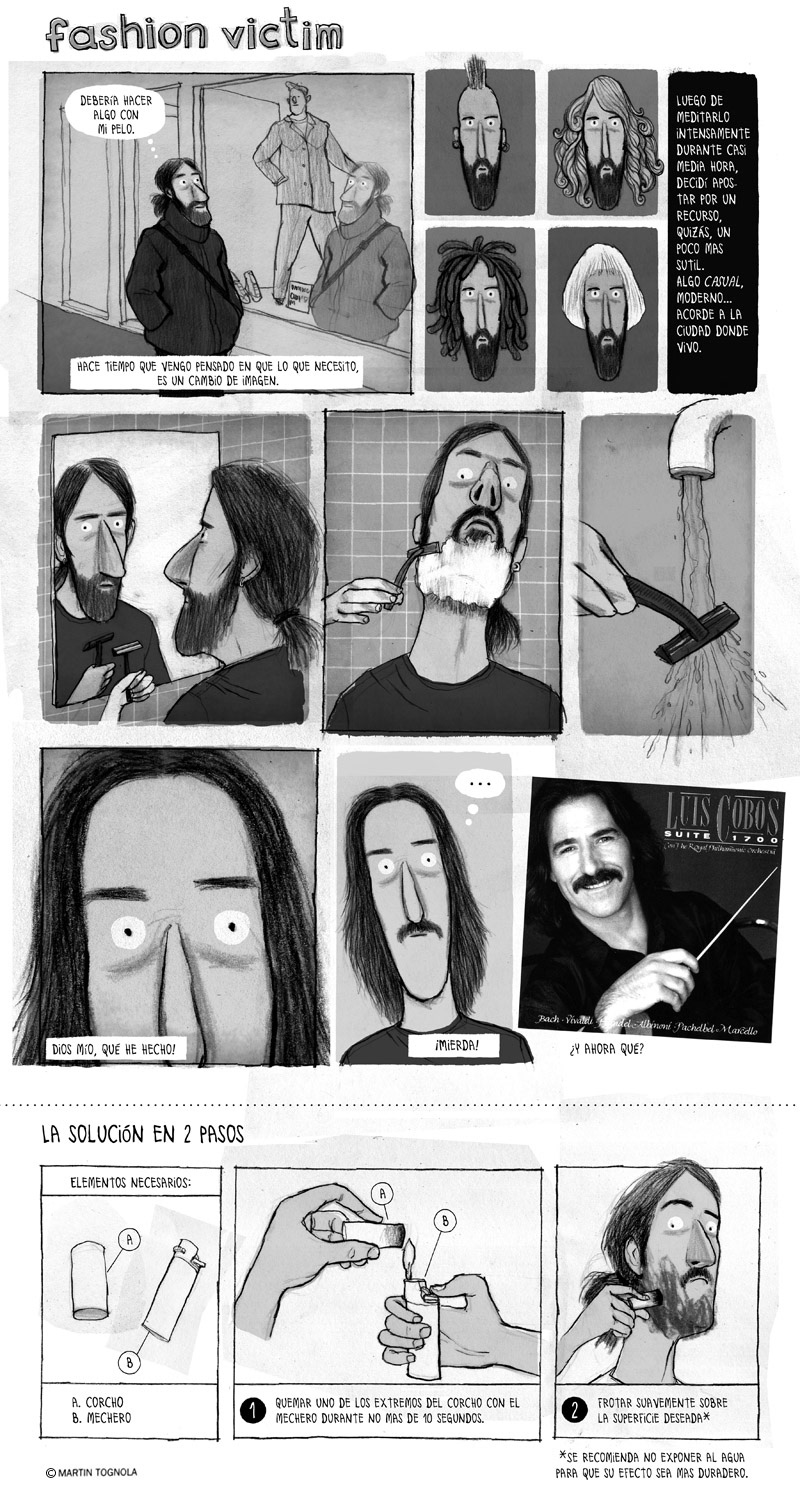 comic biography Martin tognola barcelona Illustrator