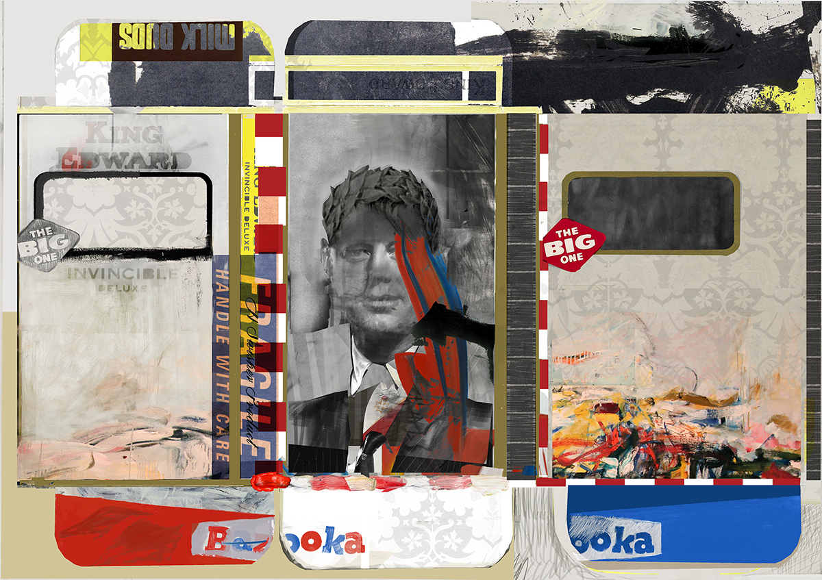 Pop Art modern art contemporary art digital painting MICA Feature Digital Art  artworks fine art collages painting  