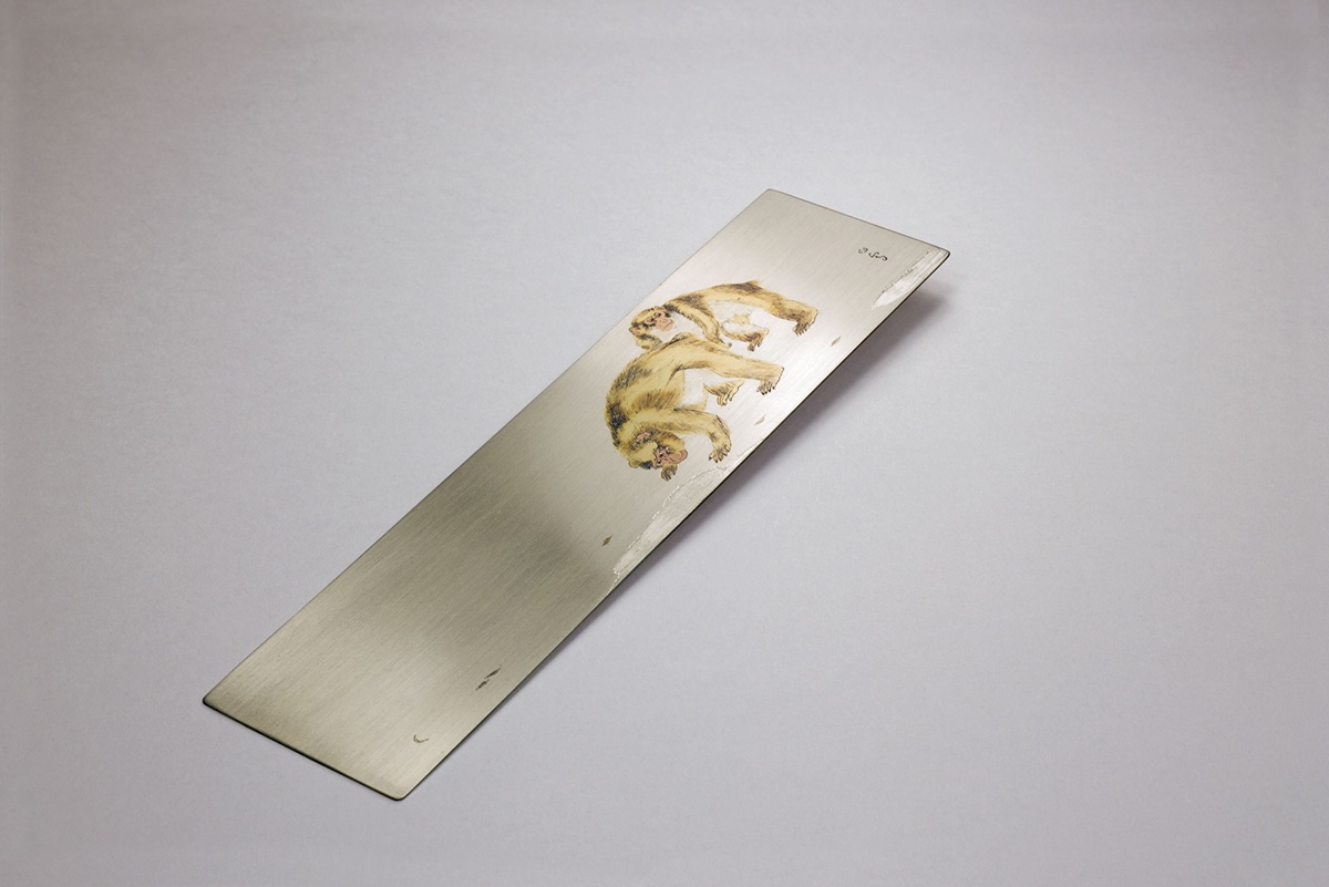 art bookmark handmade made in italy Silverleaf silver