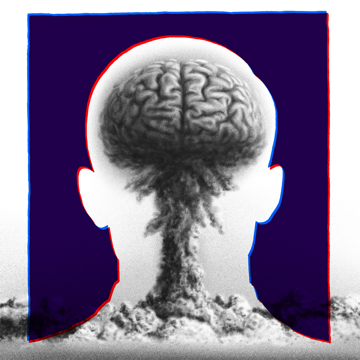 Neuroscience doomsday NYTimes science atomic brain Atomic bomb nuclear war NYTimes Illustration science times