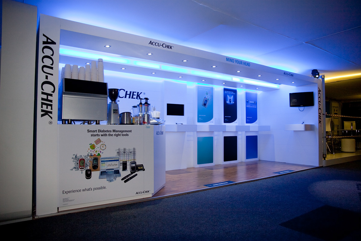roche  Accu Chek  exhibition  display  trade show design  CAD  sketchup  V-Ray   HOTT3D  H3D  CapeTown  Pharmaceutical  Congress  conference  exhibit  interior design  stand  SEMDSA   Diabetes  Hospitality