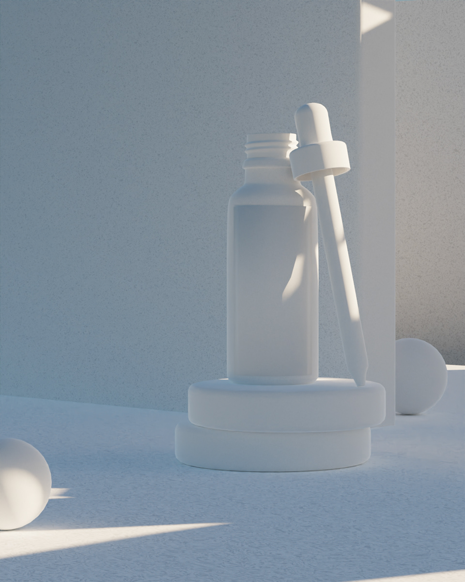 3D Advertising  blender Packshot product Product Photography Render