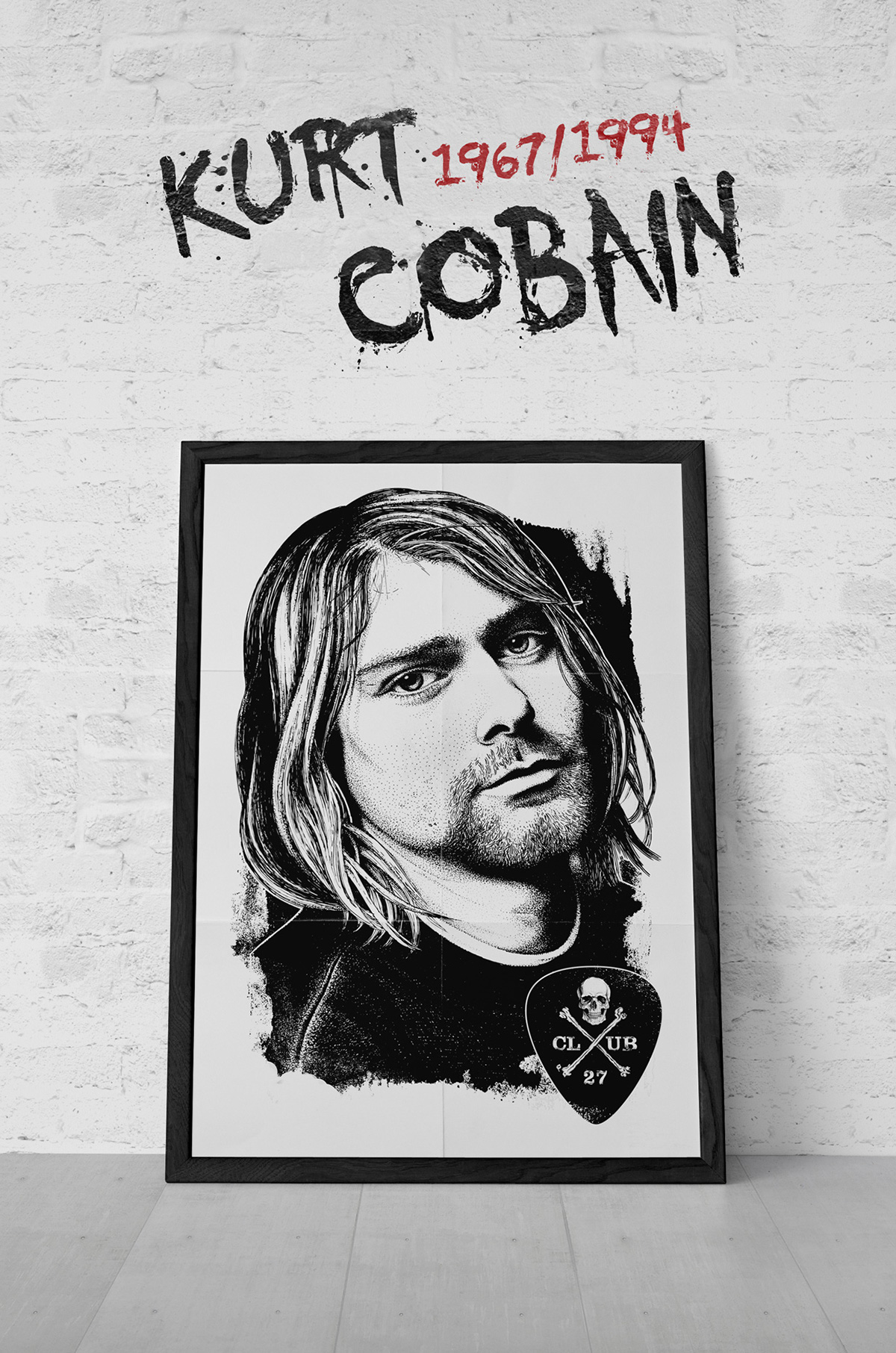 portrait graphic Celebrity Rock-n-Roll music stars Rock Legends ink drawings kurt cobain amy winehouse janis joplin Jimi Hendrix jim morrison