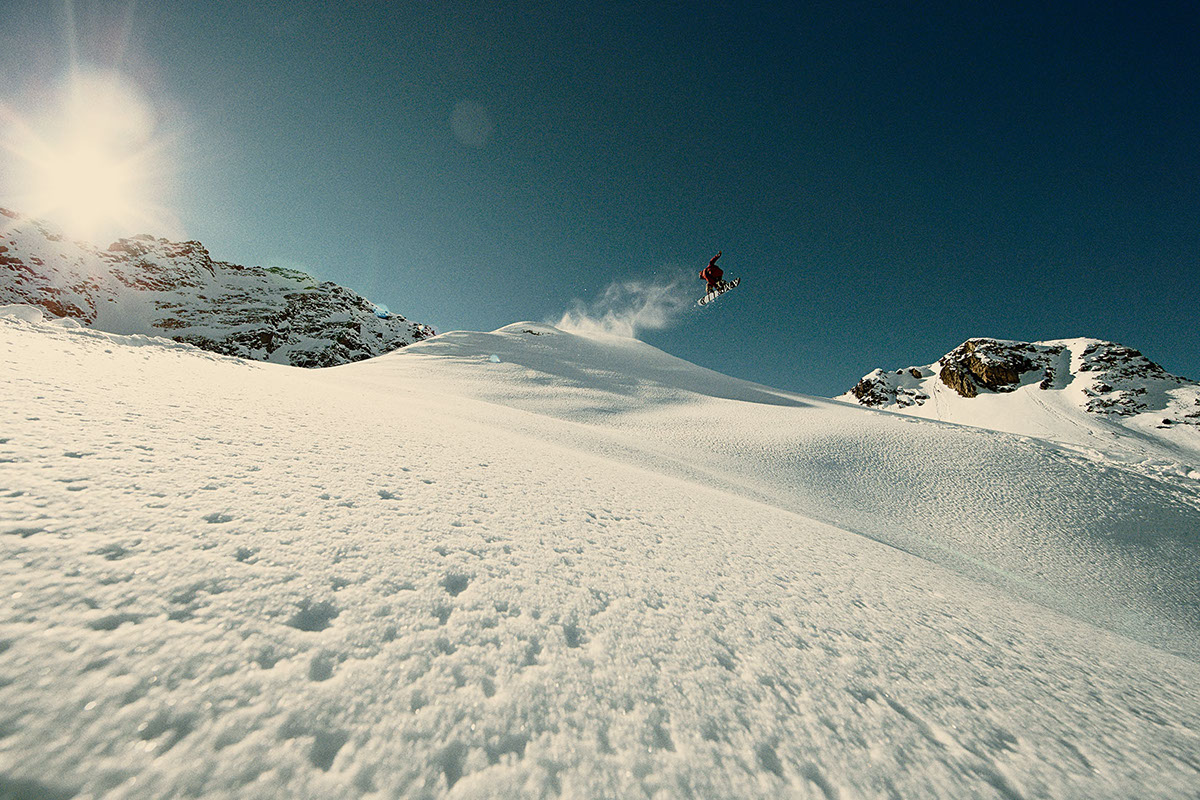 Ski skiing Snowboarding snow montafon austria cliffs cliffdrop jump spray alps mountains sport