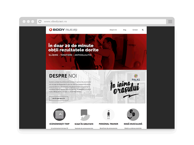 xbody wordpress Webdesign creative minimalist clean UI ux